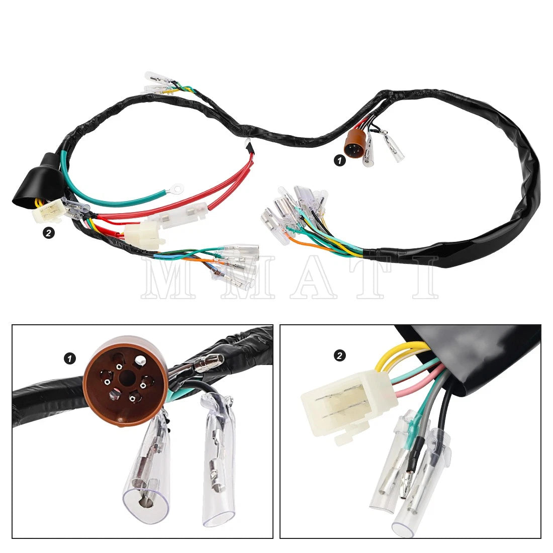 Wire Harness 32100-340-000 for Honda Motosport SL350 (1971–1972)
