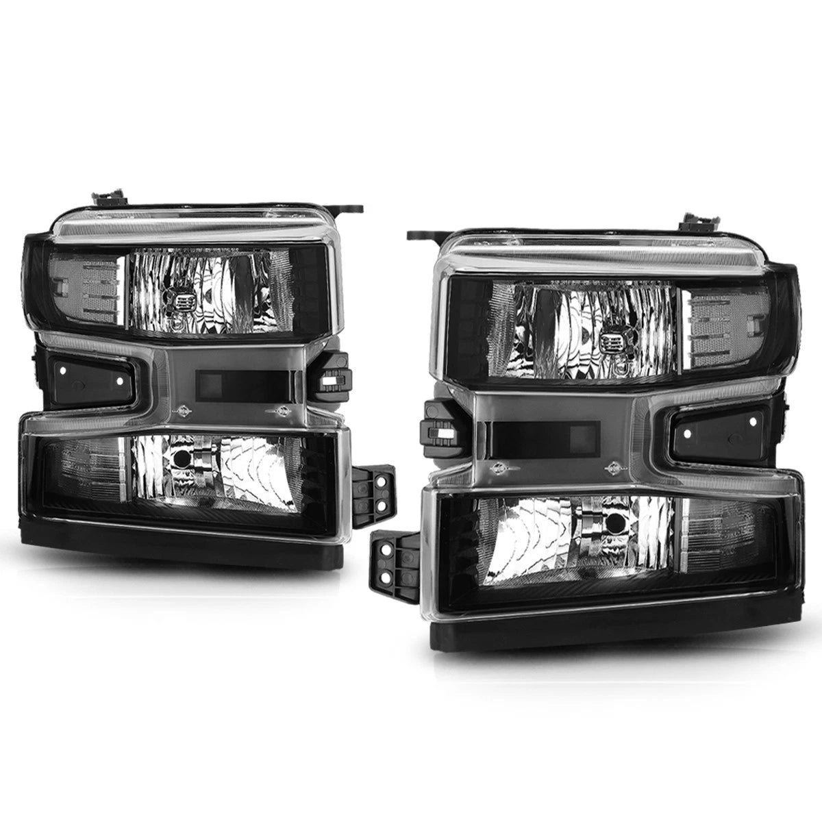 LED U-Halo Turn Signal Projector Headlights for BMW 5-Series E60 (2004–2007)