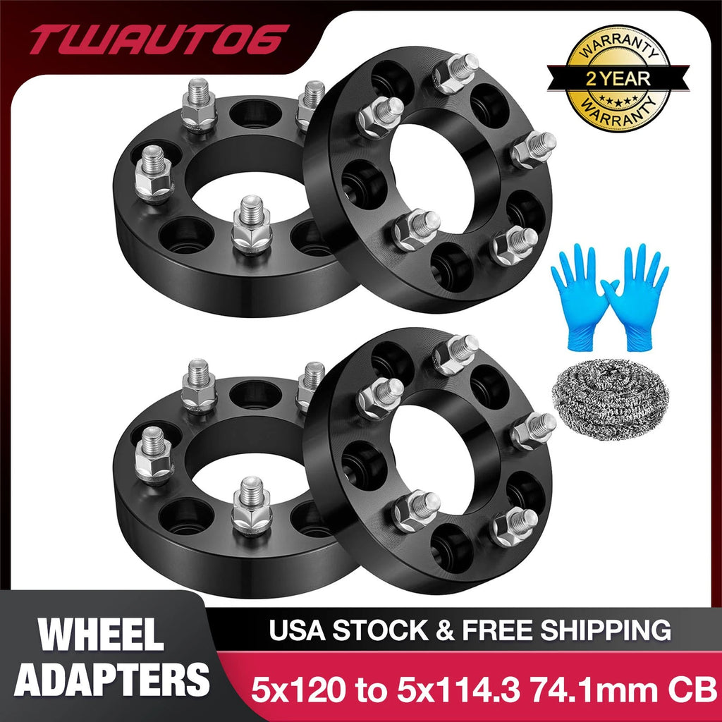 4PCS 1.25" Wheel Adapter for Chevy Cadillac GMC (2007–2013)