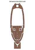 EVA Pads for Capeador 53 Swim Platform Cockpit Boat (1994)