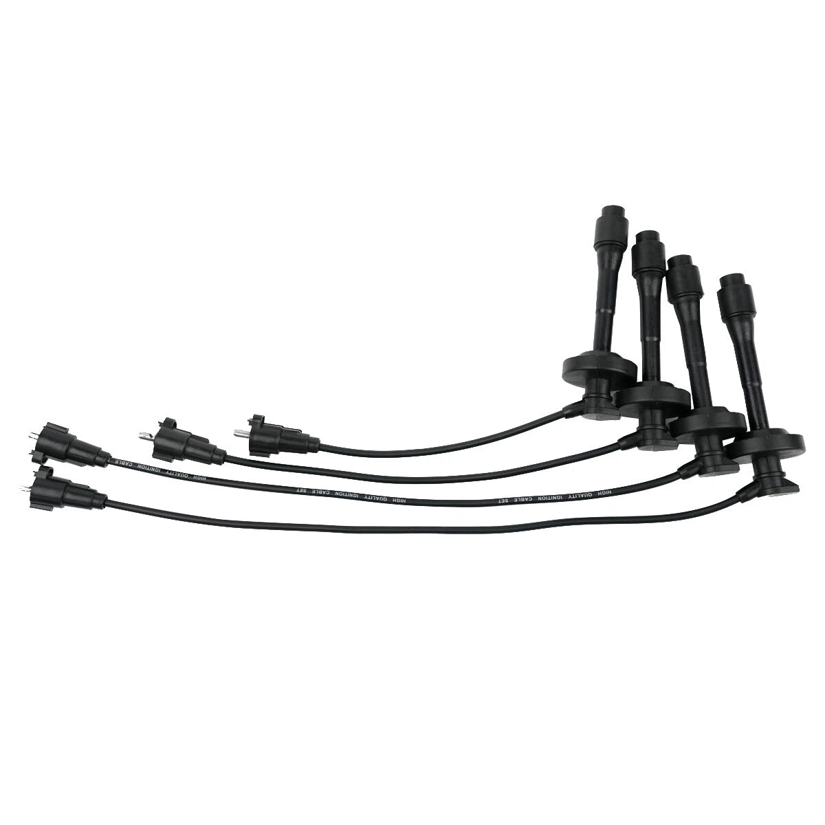 4X Spark Plug & Wire for Toyota Corolla Chevrolet Prizm (1998–1999) 671-4169