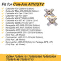Set of 2 Rear Left & Right Wheel Hubs for Can-Am Renegade 800R 800 500 (2007–2012) 705501713