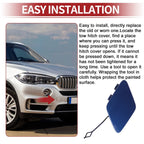 Rear Tow Hook Cover Cap for BMW 428i Estoril Blue Metallic