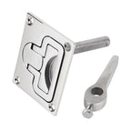 Marine Grade Square Floor Lock for Universal Applications (316 Stainless Steel)