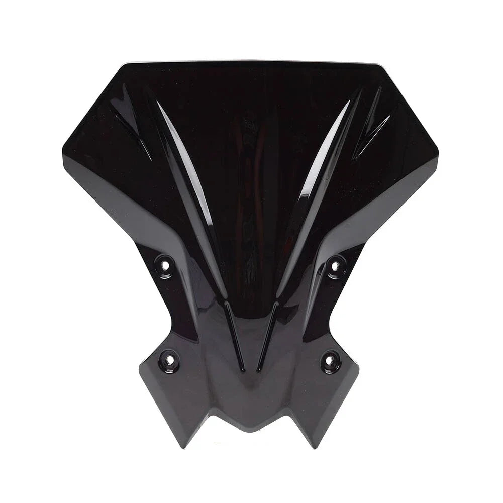 Black Windshield Visor Deflector for Kawasaki Z900 (2020-2024)