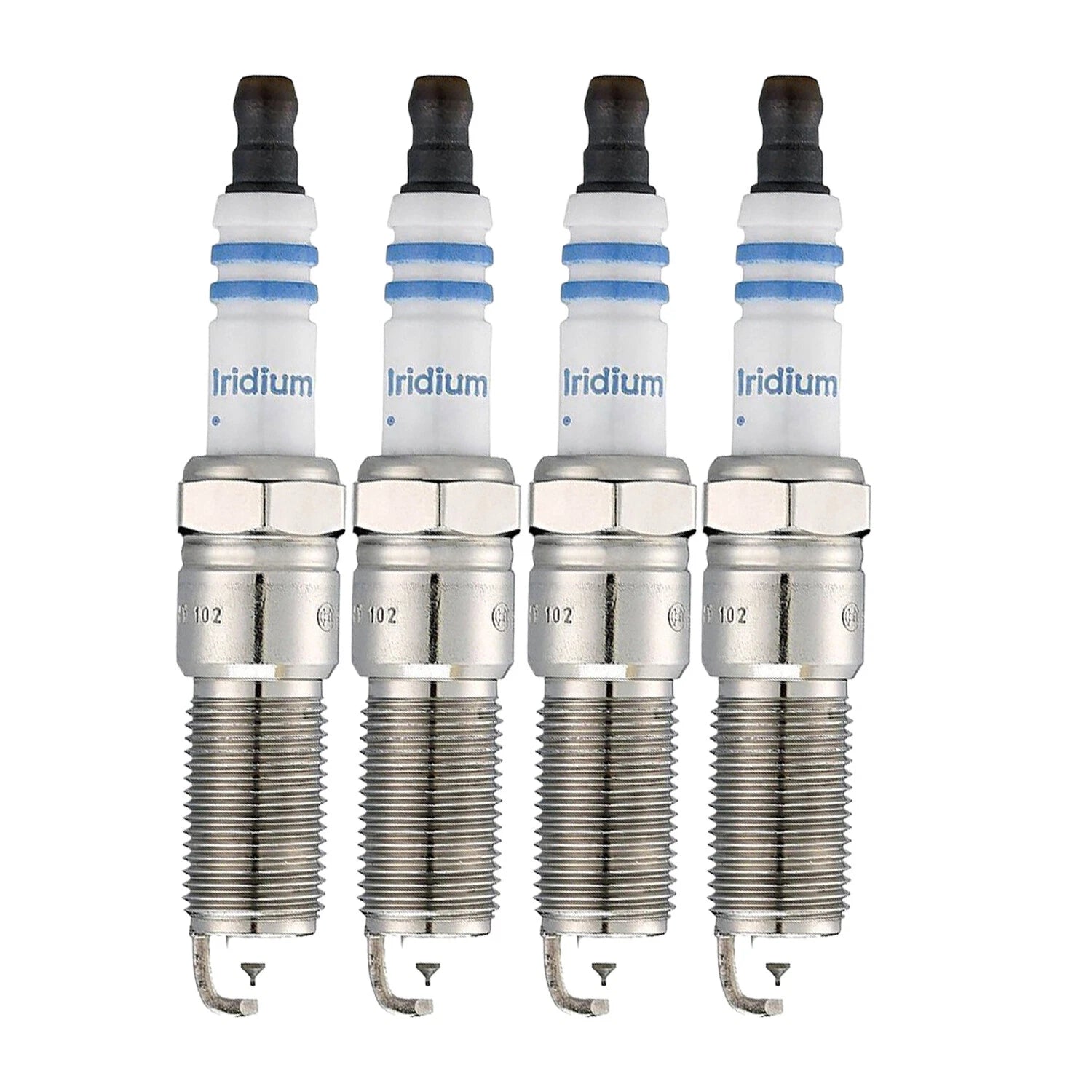 Set of 4 Bosch OE Fine Wire Double Iridium Spark Plugs for Cobalt G5 G6 (2005–2010)