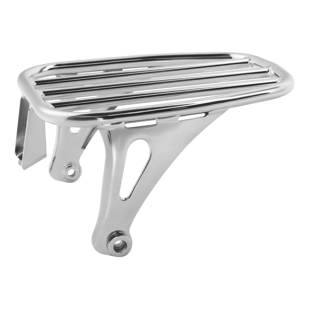 Chrome Solo Luggage Rack for Harley Softail Slim Street Bob (2018–2025)