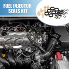 Set of 6 Fuel Injector O Rings Seals with Micro Filters for Toyota Tacoma (1999–2004)