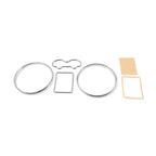 Speedometer Gauge Dial Trim Rings for VW Golf MK4, Passat B5, T4, Jetta 4 (1997-2006)