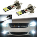 2X HID White 24-SMD H1 LED Replacement Bulbs for Fog Lights
