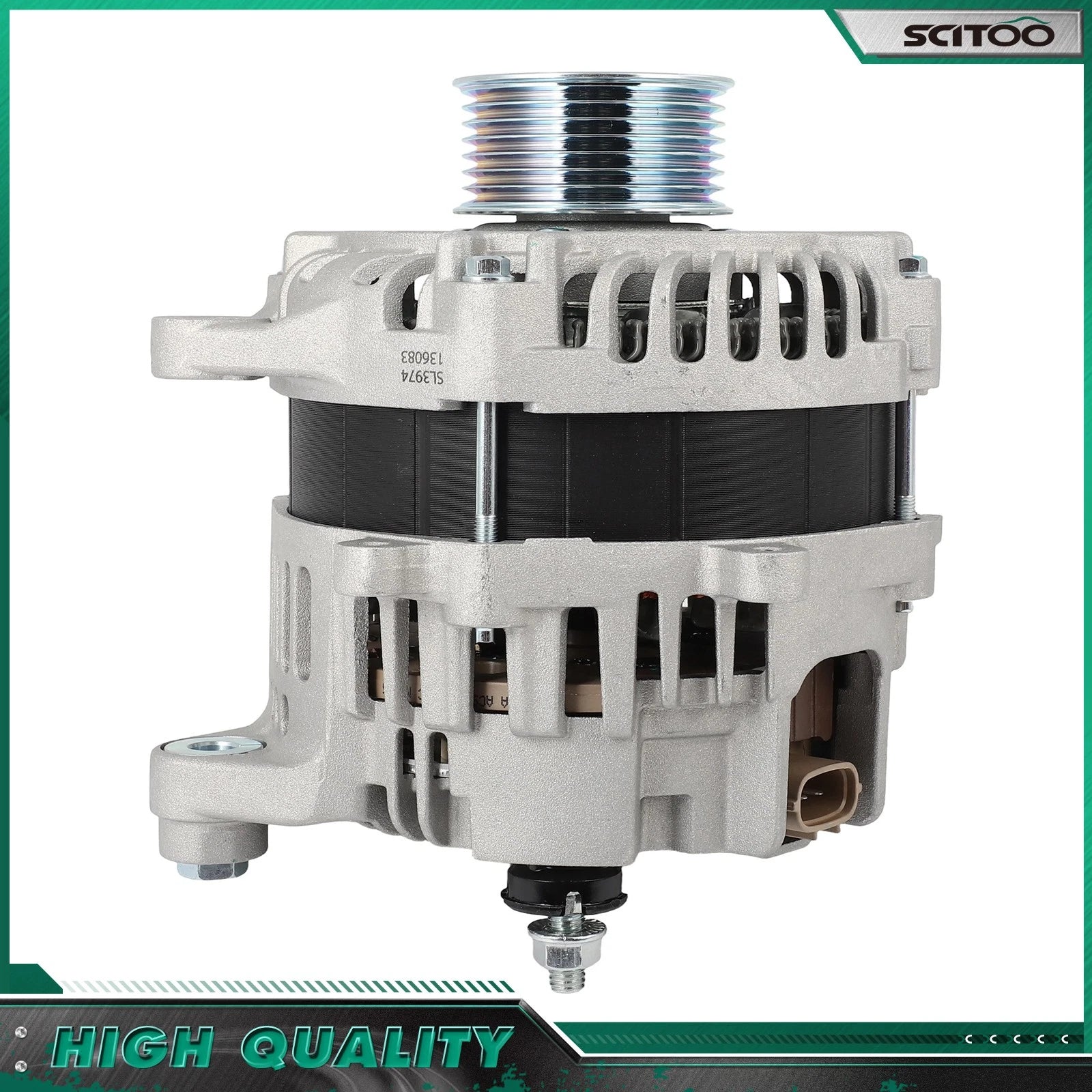 Alternator for Nissan Titan XD (2016–2019) V8 5.6L 200A 7-Groove 11868