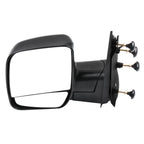 Manual Fold Black Side View Mirrors for Ford Econoline (2003–2014)