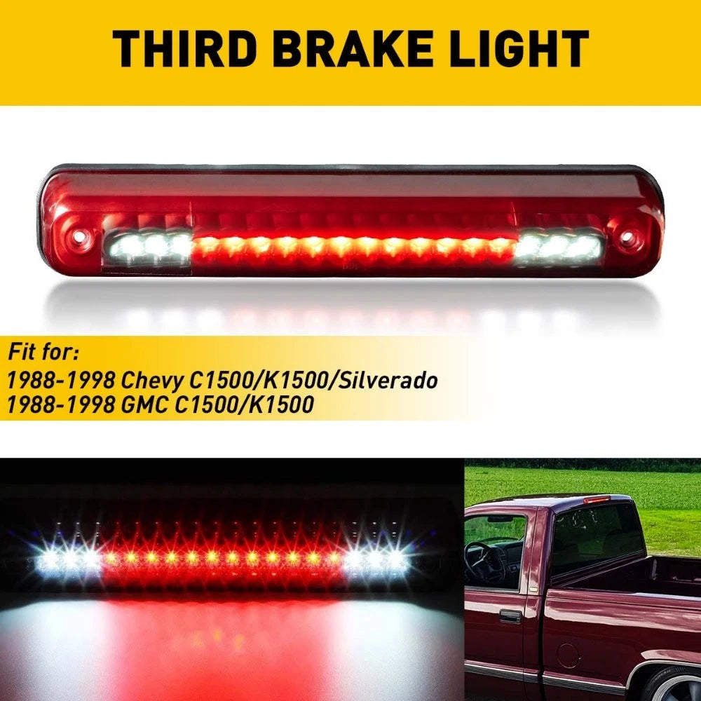 Smoked 3rd LED Brake Cargo Light for Chevy Silverado GMC C1500/K1500 (1988–1998)