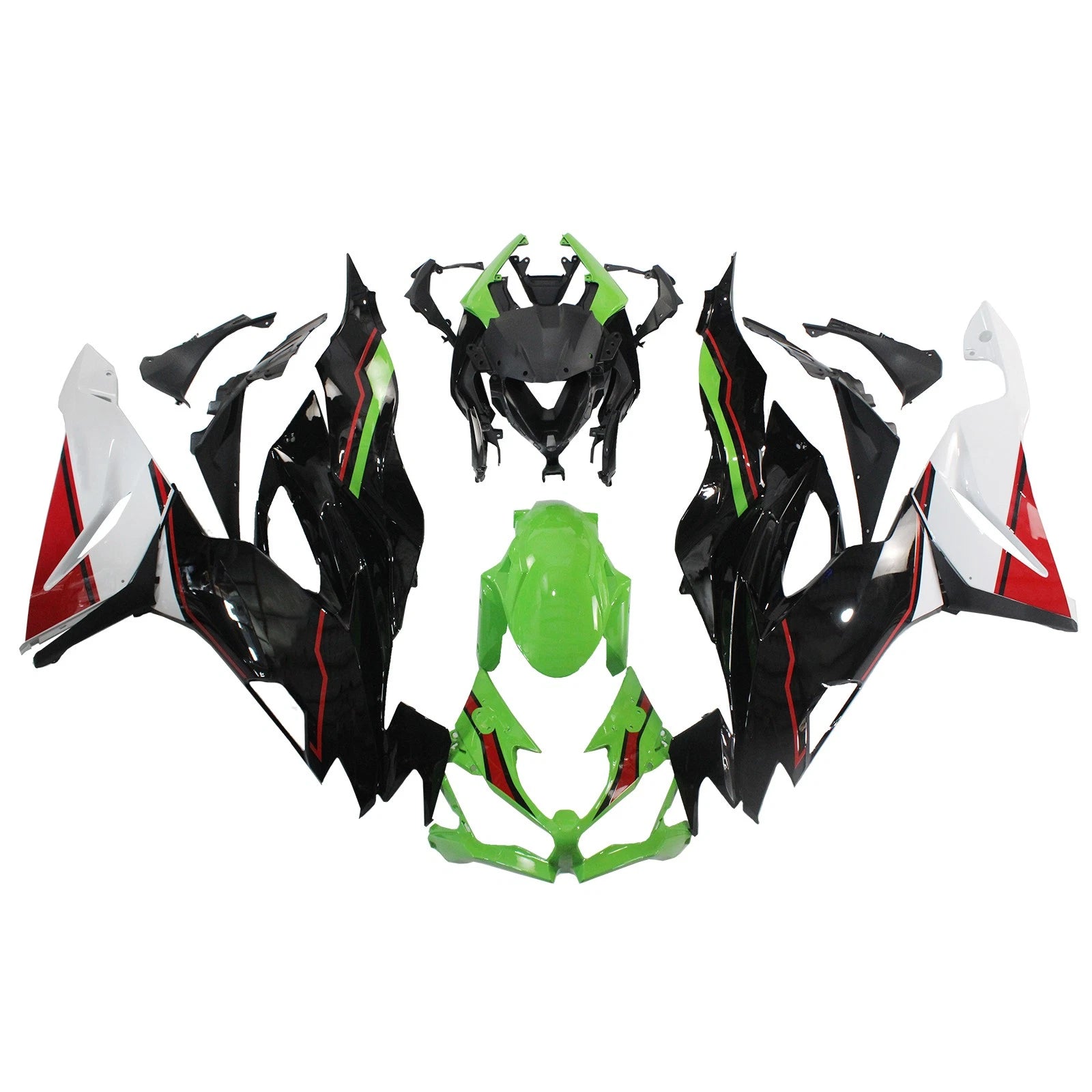 Injection Fairing Kit for Kawasaki ZX6R (2019–2023) - Plastic ABS