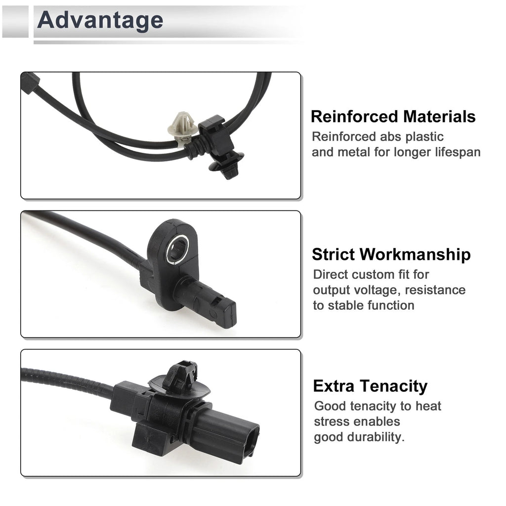 ABS Wheel Speed Sensor No. 57470TM8A01 for Honda Insight (2000–2006)