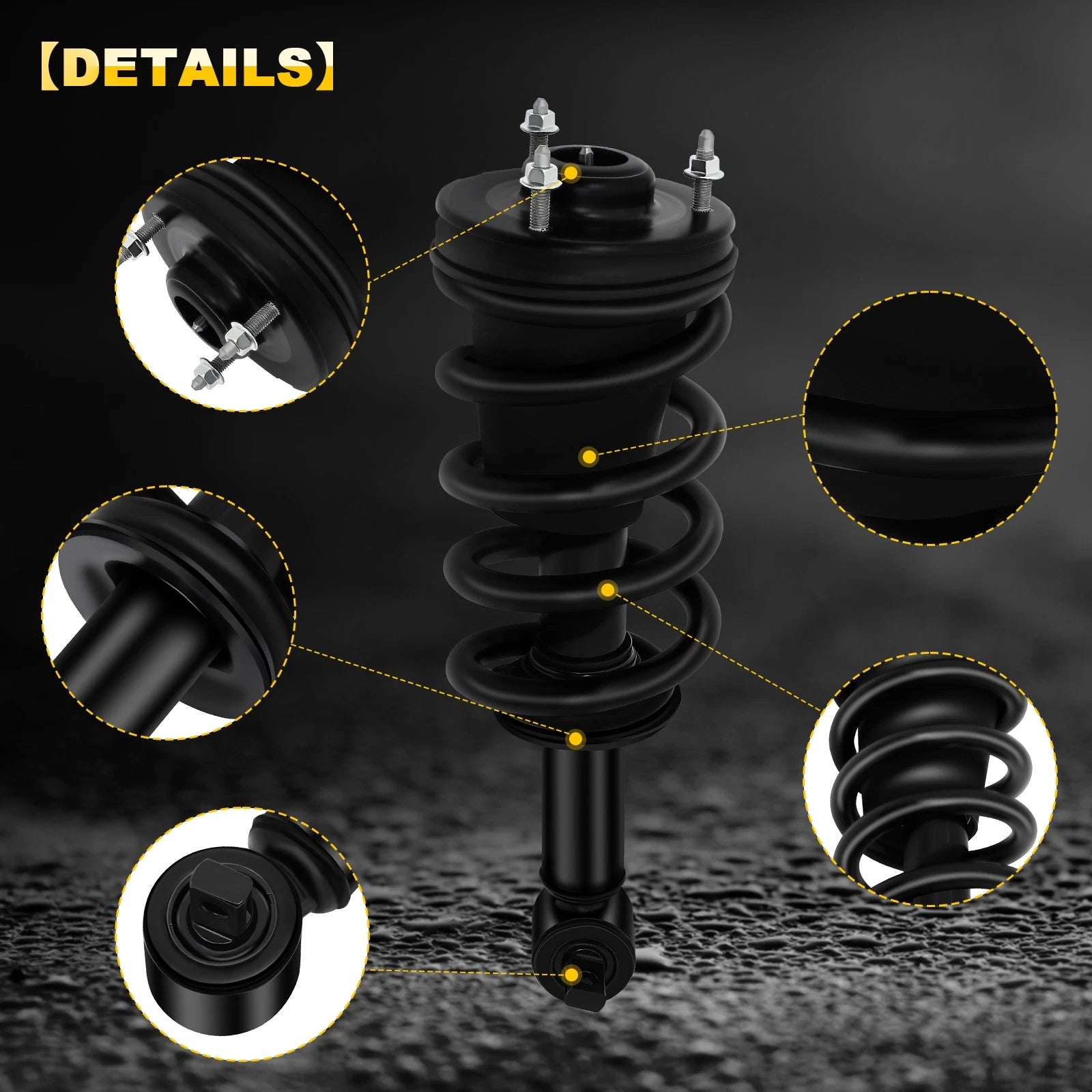Set of 2 Front Complete Struts for Chevrolet Tahoe & GMC Yukon