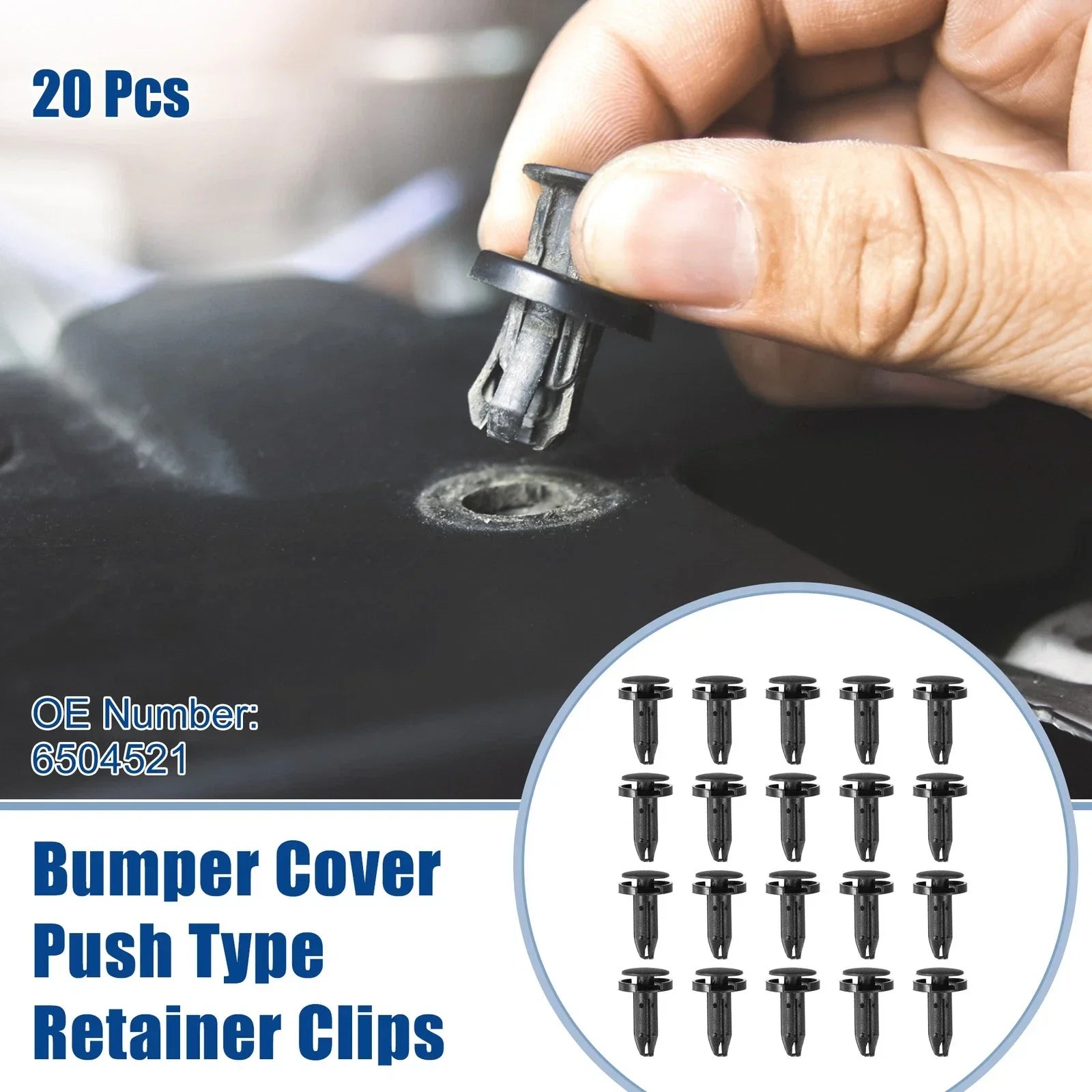 Bumper Cover Push Type Retainer Clips 20 x for Chrysler 200 (2011-2014)