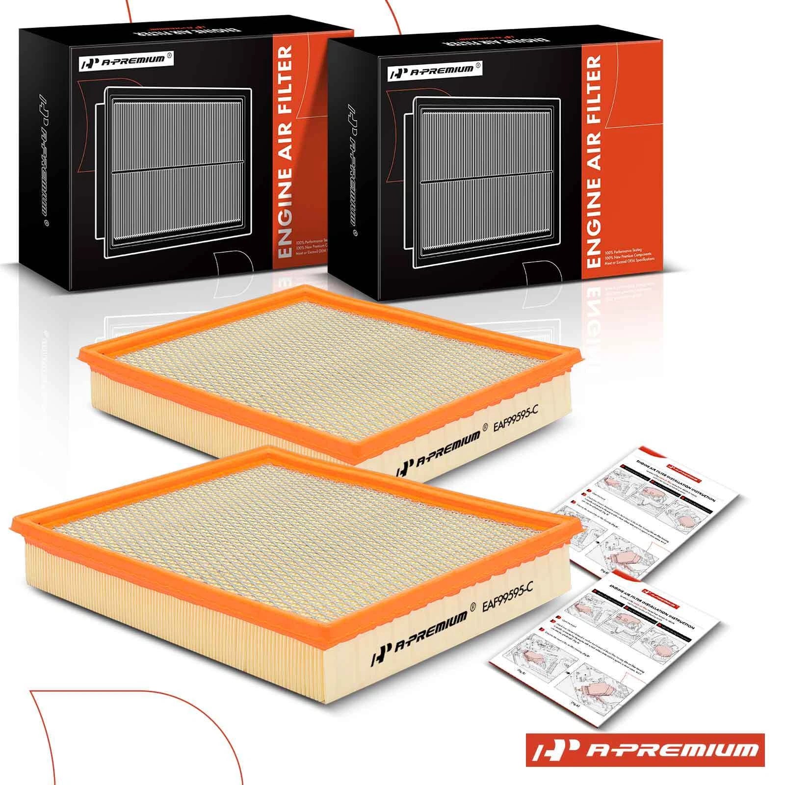 2X Engine Air Filter for Nissan Frontier (2020–2024) 3.8L