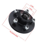 Pair of Pre-Assembled Trailer Hub Kit for 5 x 5.45' Trailers