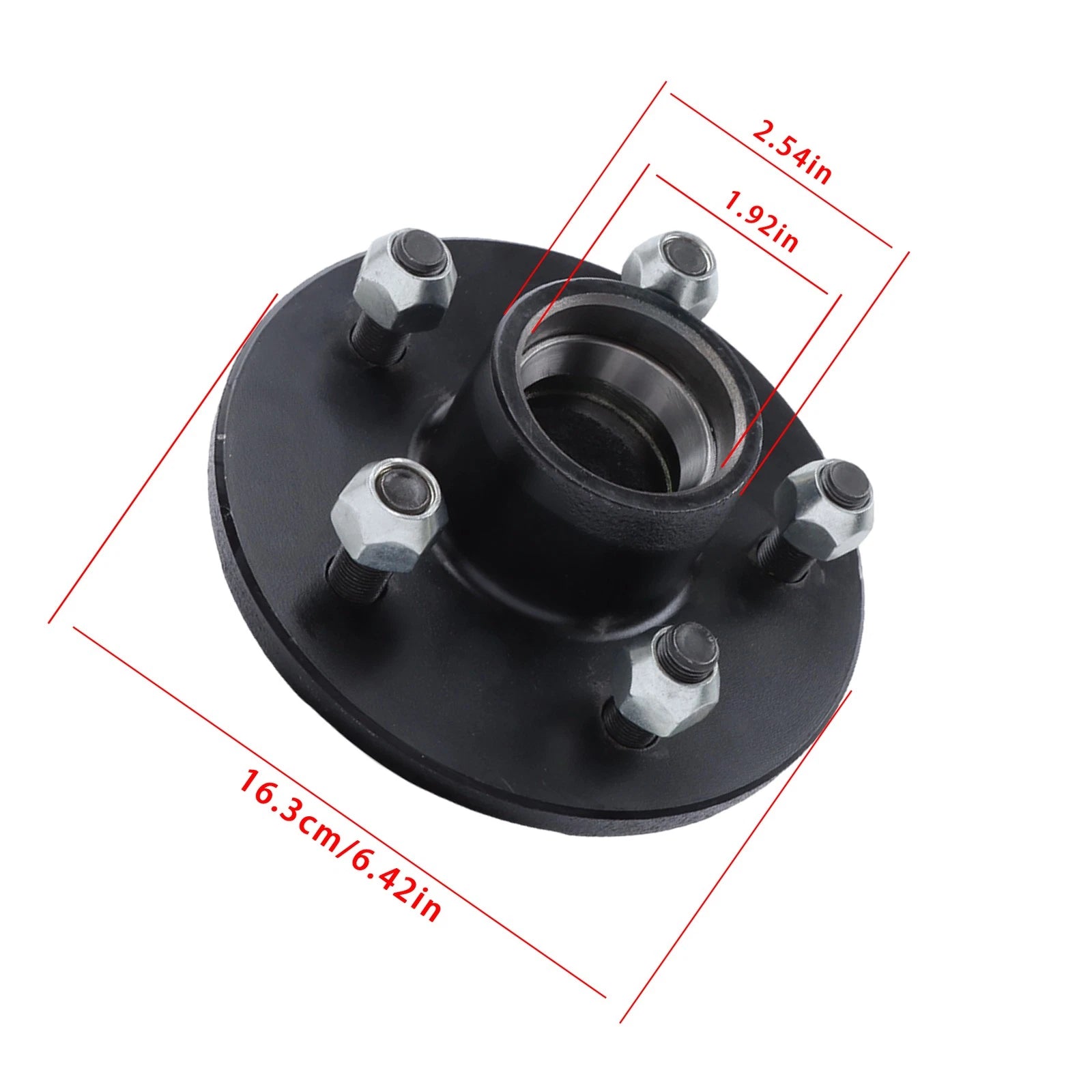 Pair of Pre-Assembled Trailer Hub Kit for 5 x 5.45' Trailers