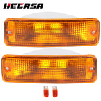 2X Turn Signal Light Yellow Lens for Toyota Pick-Up Truck 1989–1995 LH & RH