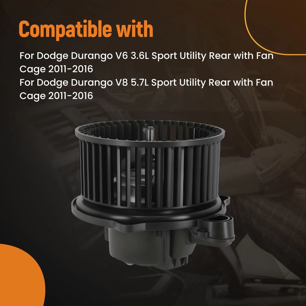 HVAC Blower Motor for Dodge Durango (2011-2016) with Fan Wheel