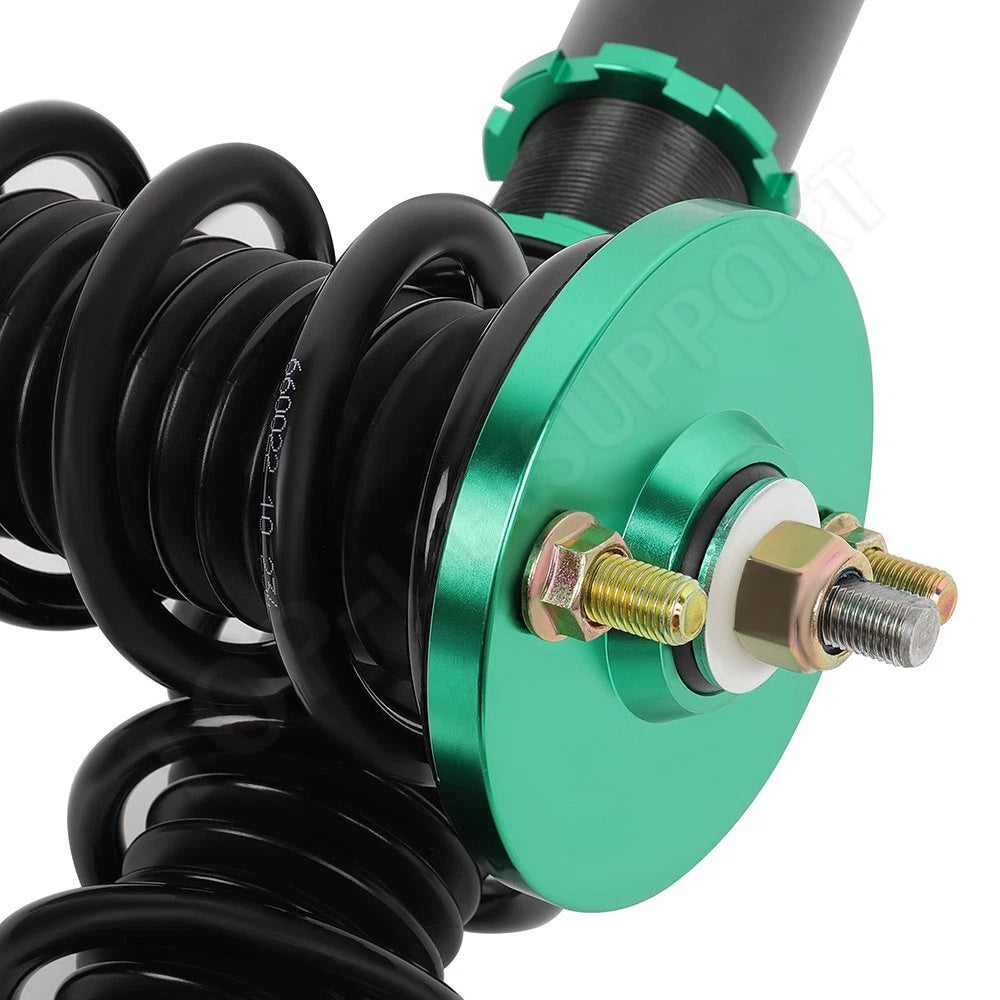 Coilovers for Honda Civic (1993–2000) Adjustable Height Green