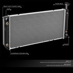 Aluminum Core Radiator for Chevrolet GMC 4.8L 6.0L (2003–2004) DPI2713