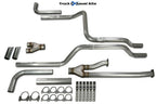 2.5" Dual Exhaust Kit Y Pipe Side Chrome Tip for Toyota Tundra (2009–2013)