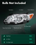Headlamps for Toyota Corolla (2011–2013) Chrome Housing Replacement