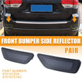 Pair Bumper Reflectors for Jeep Grand Cherokee, Compass, Dodge Journey 