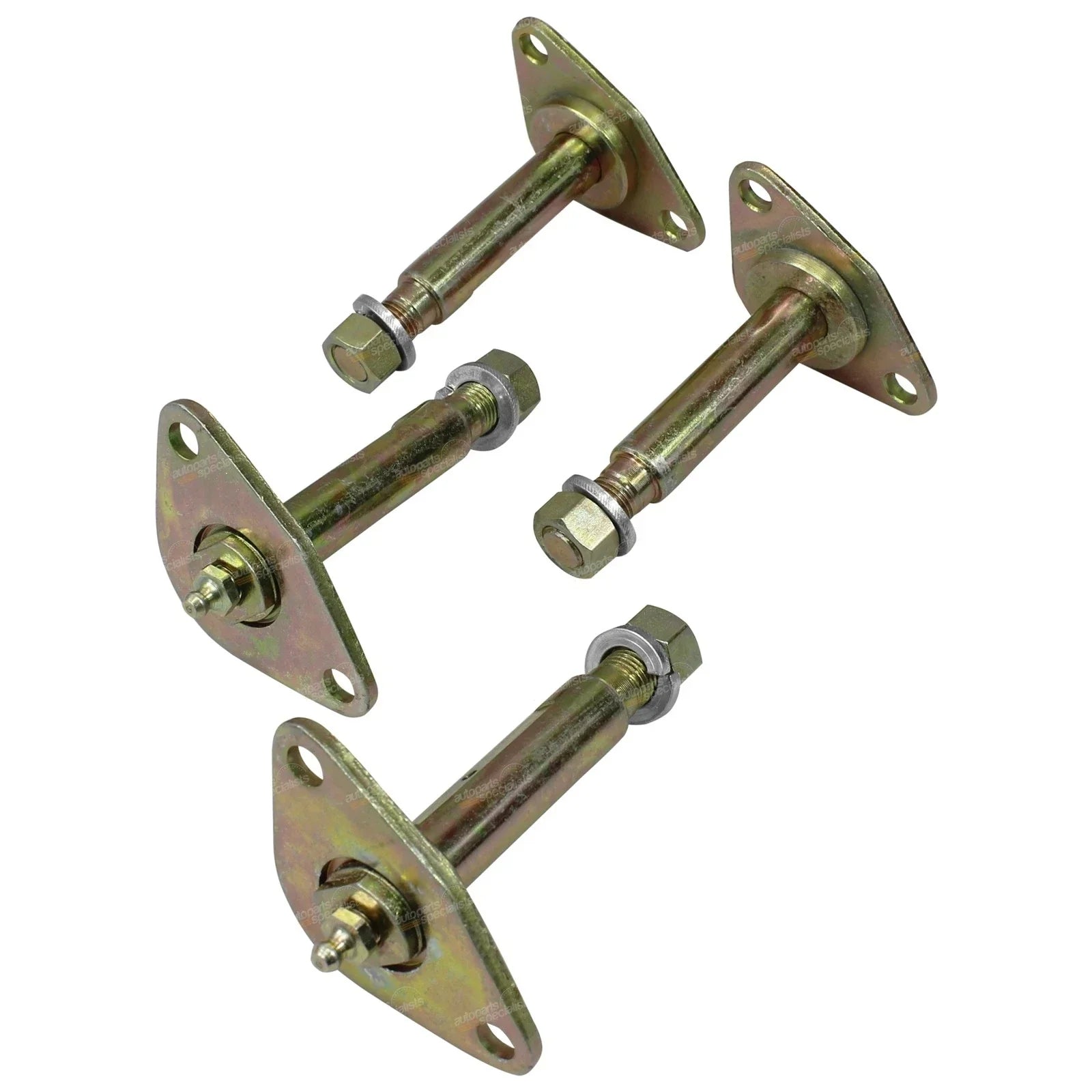 4 x Greasable Leaf Spring Shackle Pin Front & Rear for Toyota Hilux