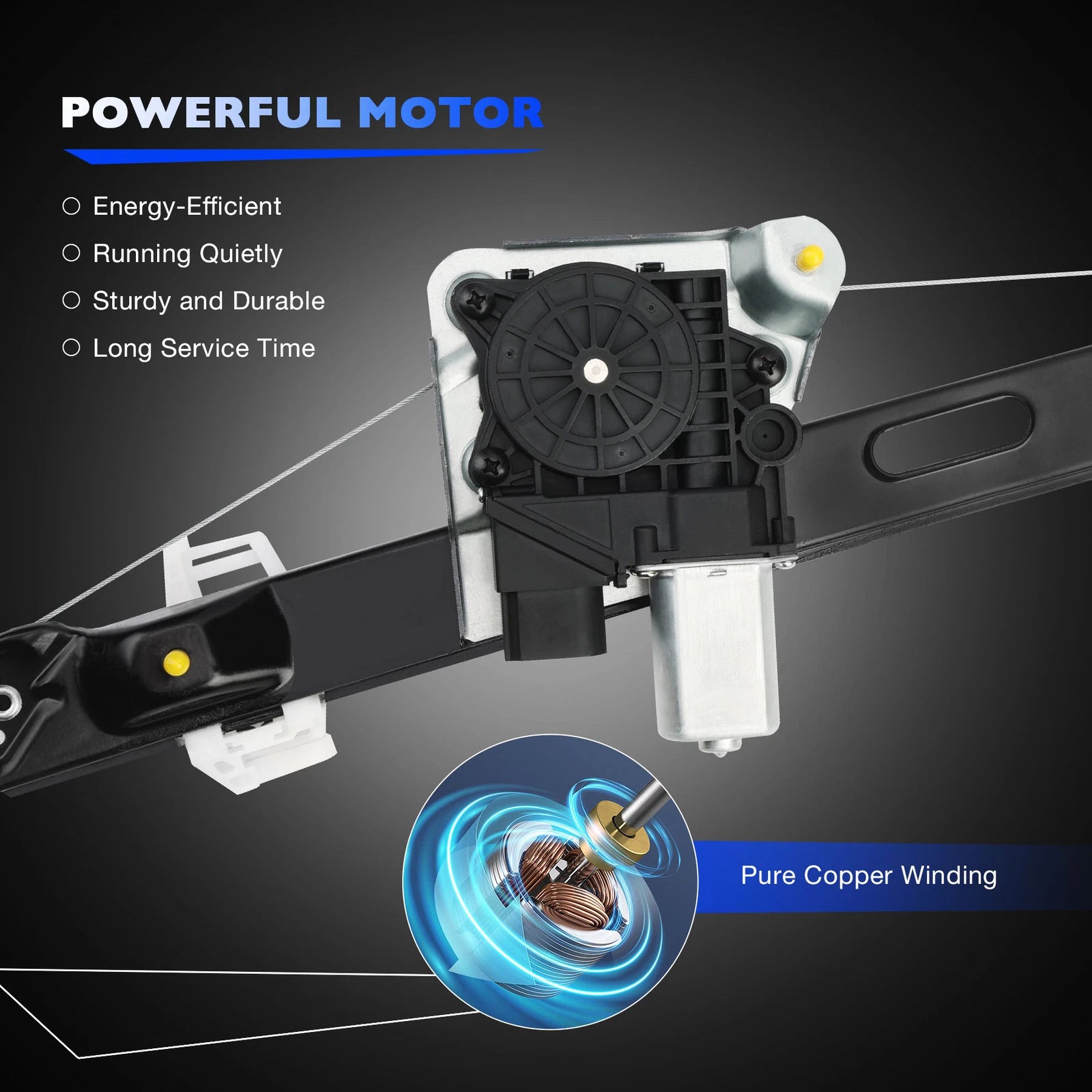 Window Regulator with Motor for BMW E90 E91 328i 335i 330i 335d M3 323i (2006-2013)