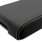 Leather Synthetic Console Armrest Cover for Dodge Nitro (2007–2011) Beige Stitch