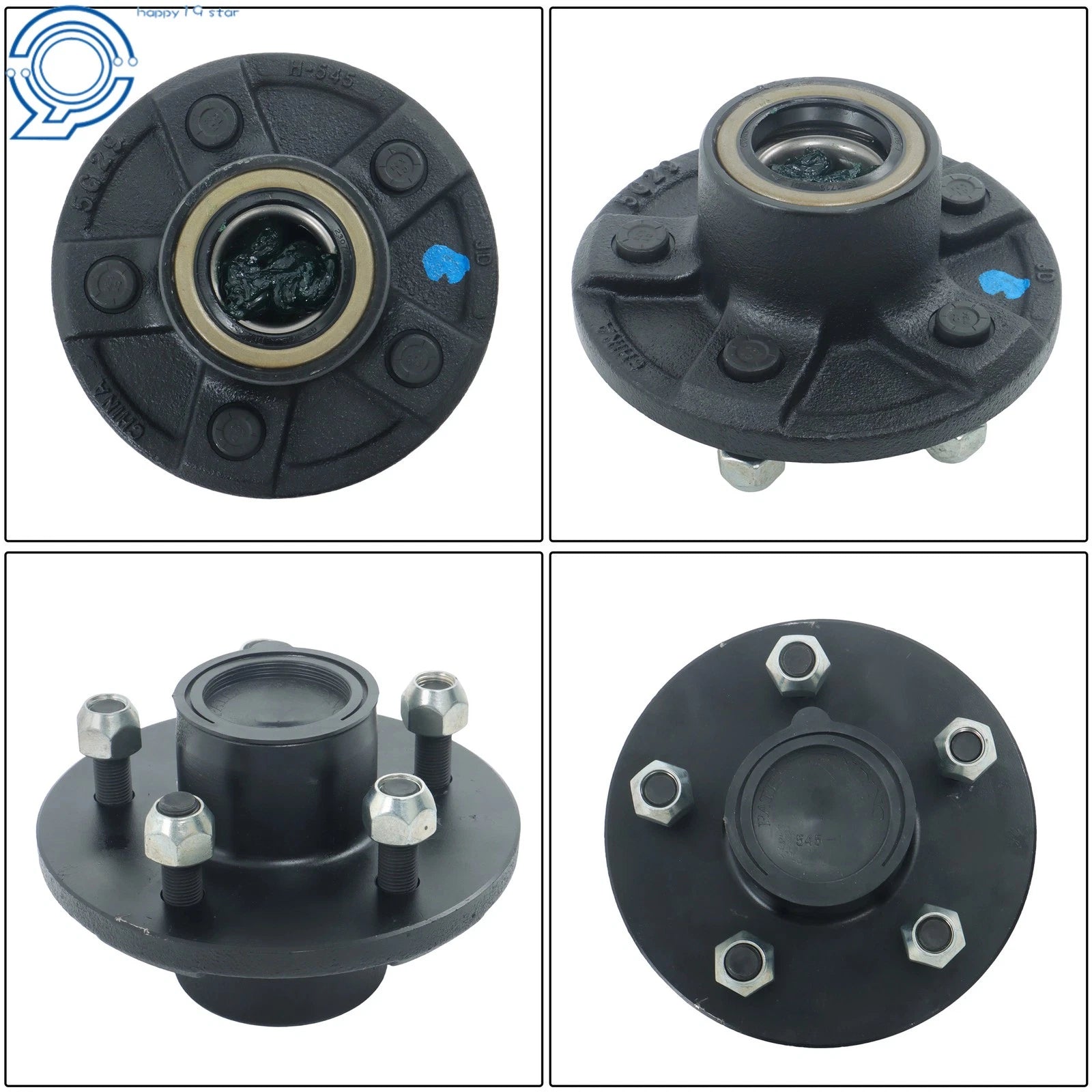 Trailer Hub Kit for 3500lbs Axle (5 on 4.5")