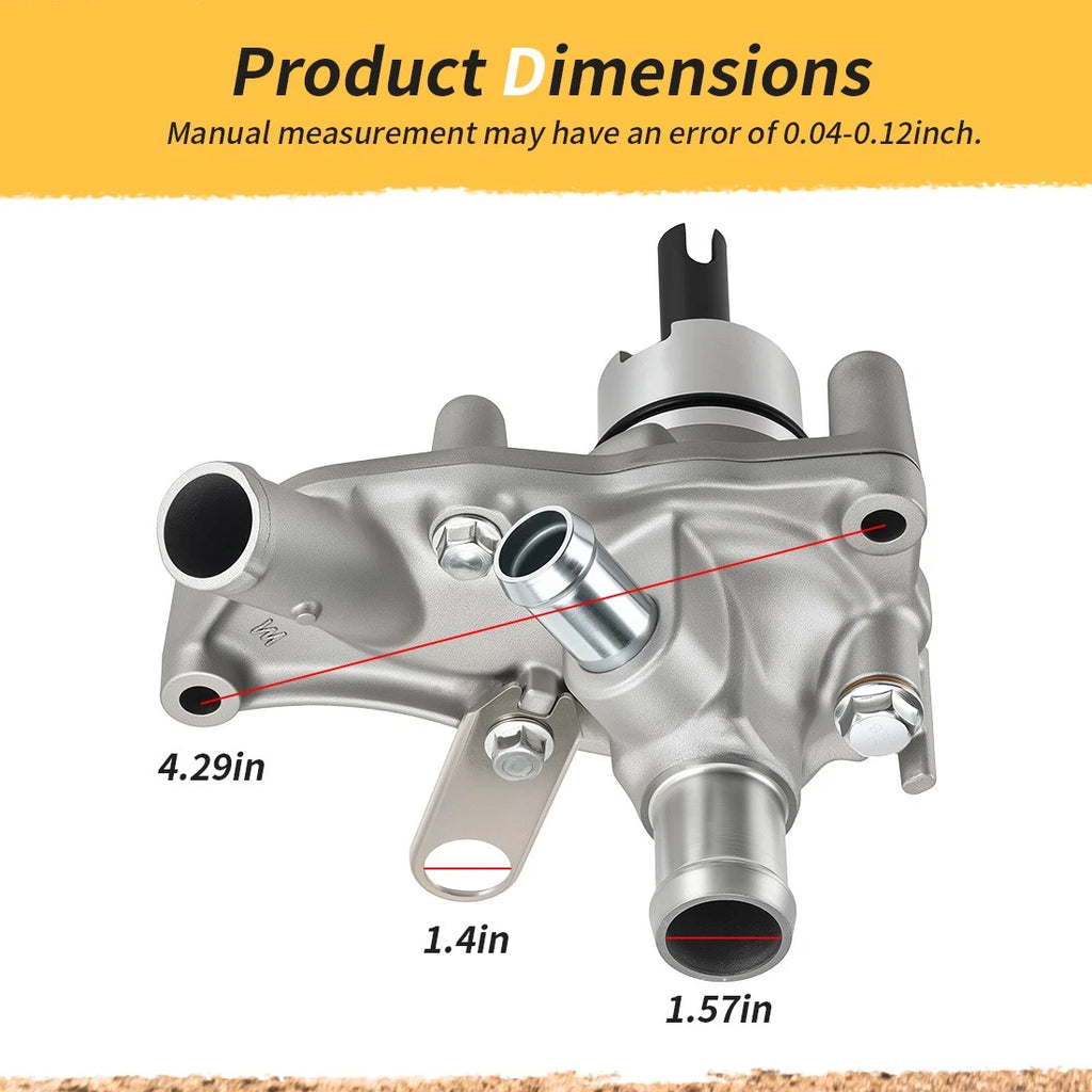 Water Pump Assembly for Honda Big Red 700 MUV700 (2009–2013) Pioneer 700 (2014–2026)