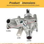Water Pump Assembly for Honda Big Red 700 MUV700 (2009–2013) Pioneer 700 (2014–2026)