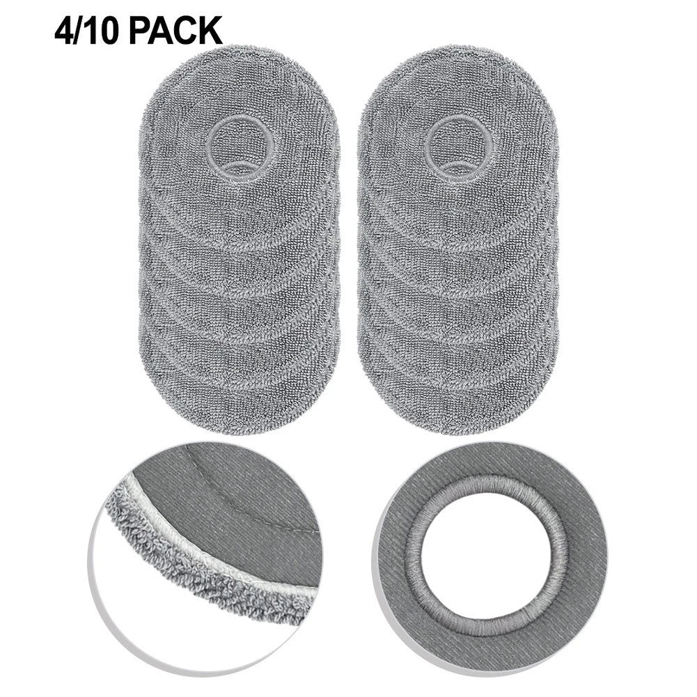 Microfiber Mop Replacement Pads for Roborock S9 MaxV Slim Z70 10R (2020–2023)