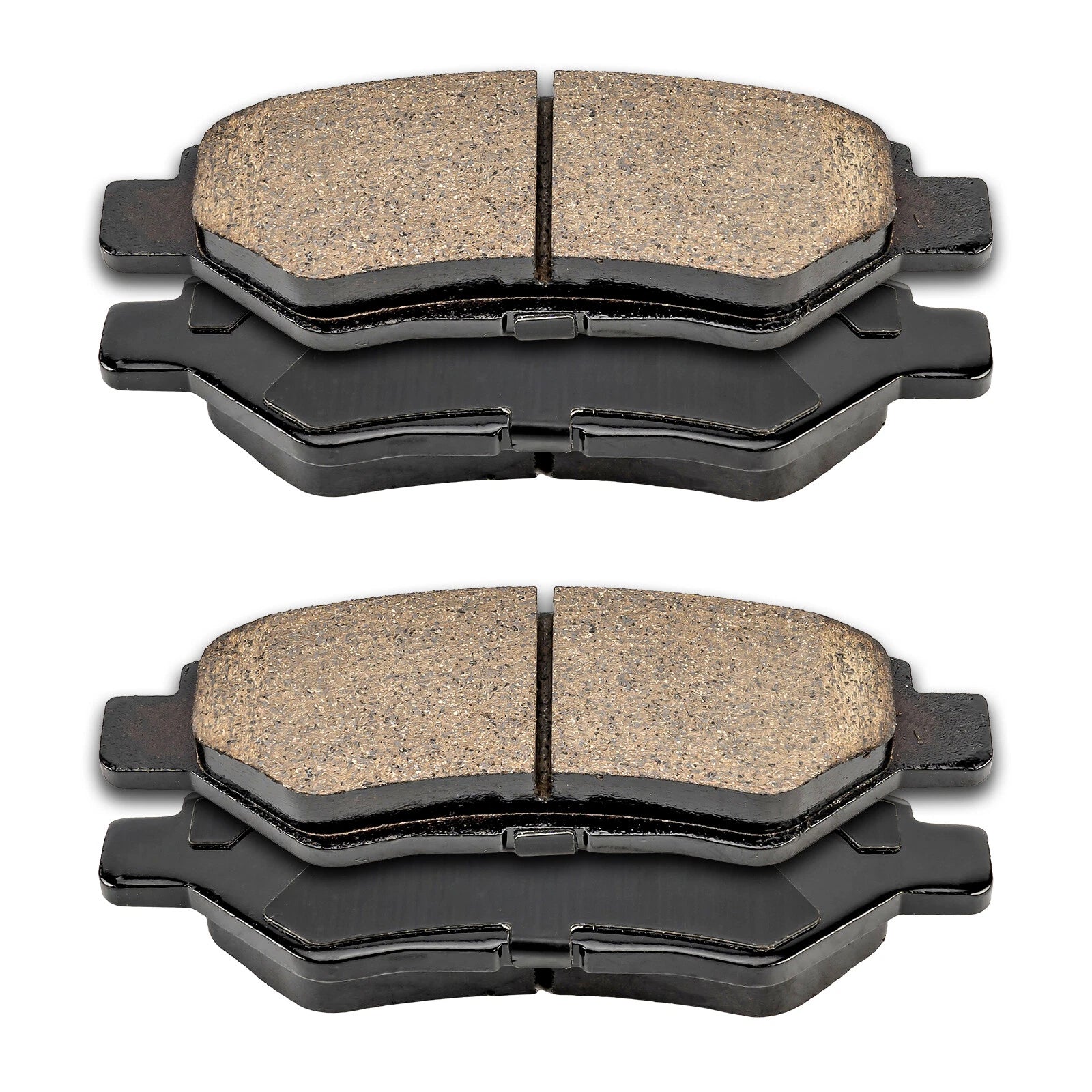 Rear Ceramic Brake Pads with Hardware for Cadillac CTS Chevy Camaro Saab 9-4X (2009–2016)