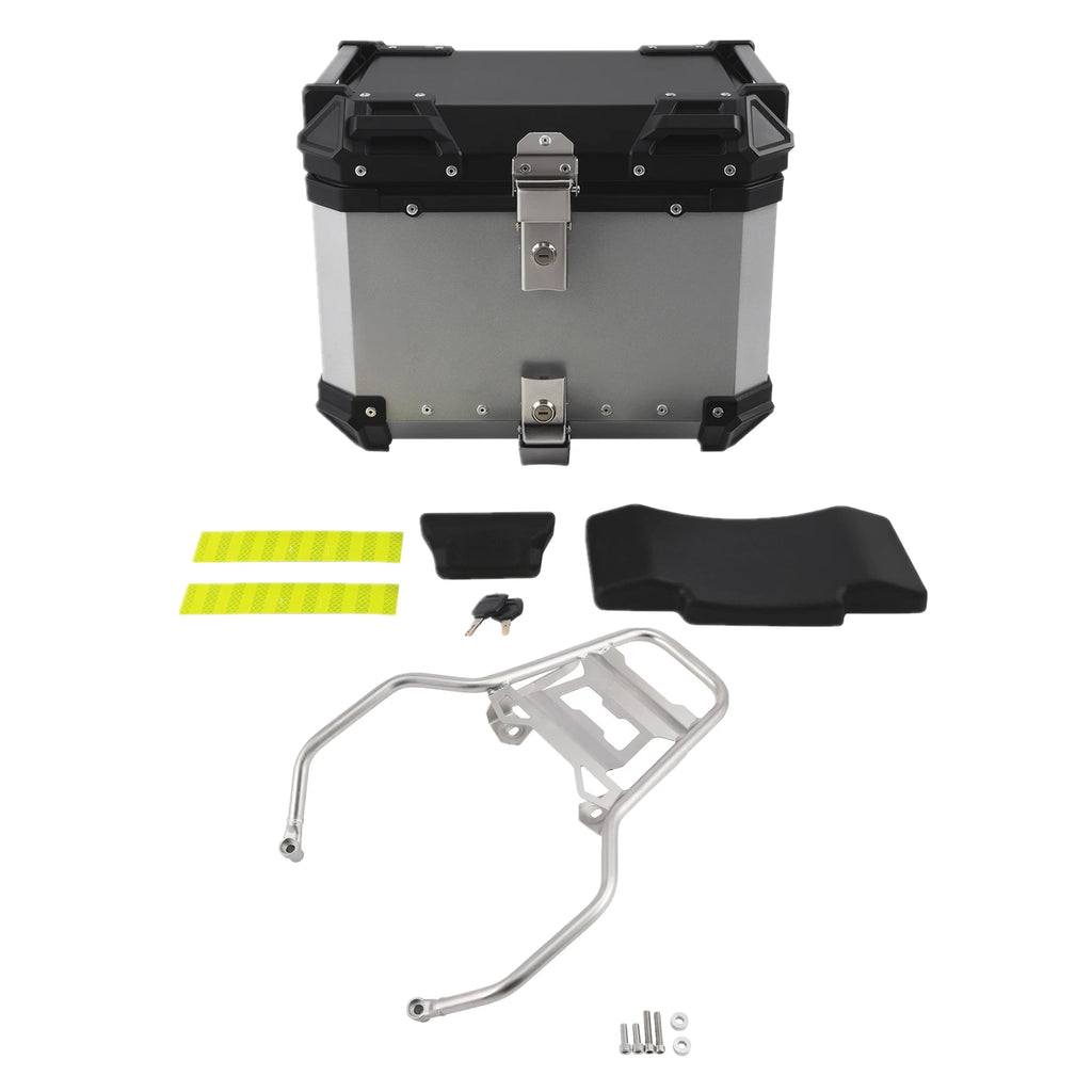 45L Trunk Top Case Luggage Box & Mount Rack for BMW R1250GS R1200GS (2014–2019)