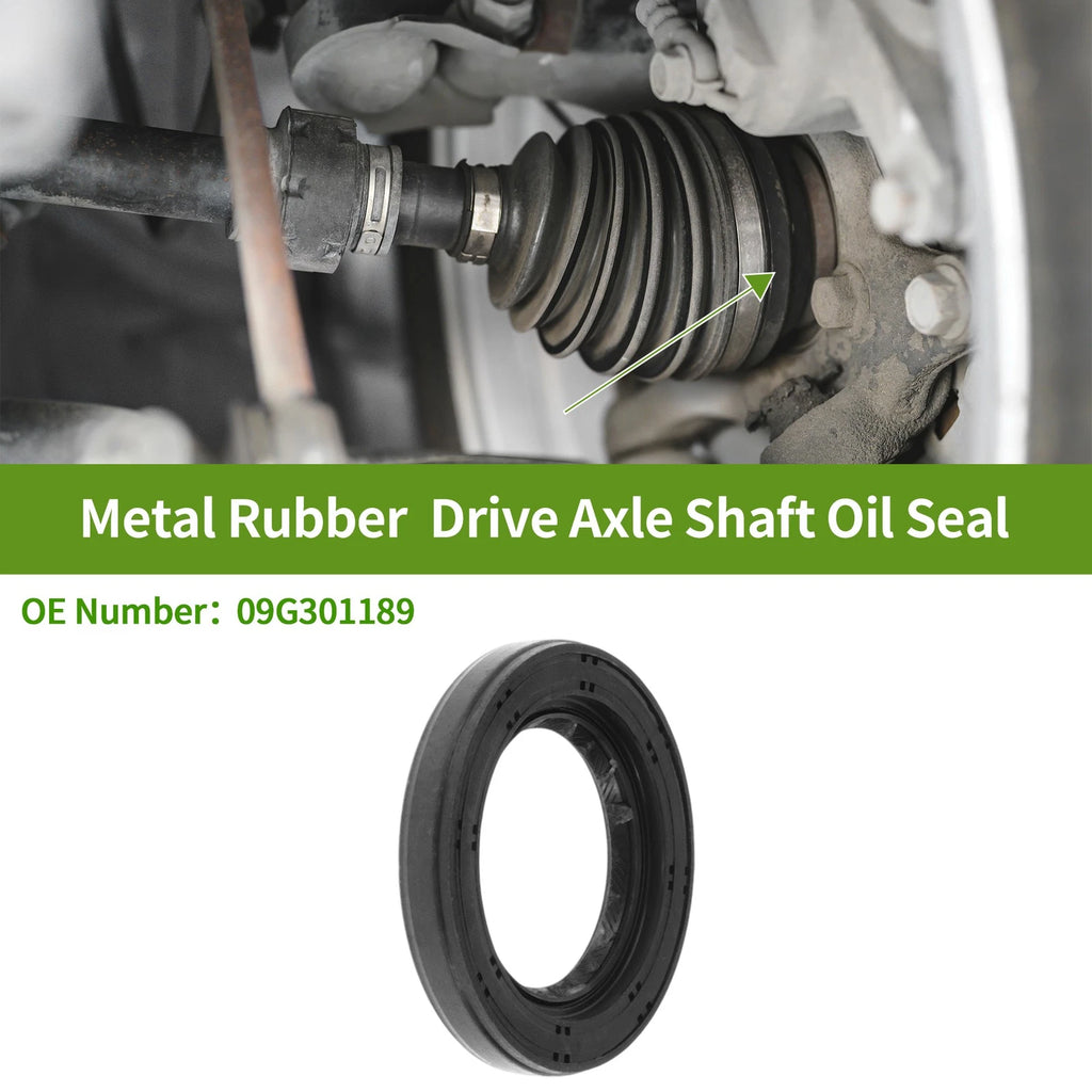 Left Drive Axle Shaft Oil Seal for Volkswagen Passat (2006–2008) No. 09G301189