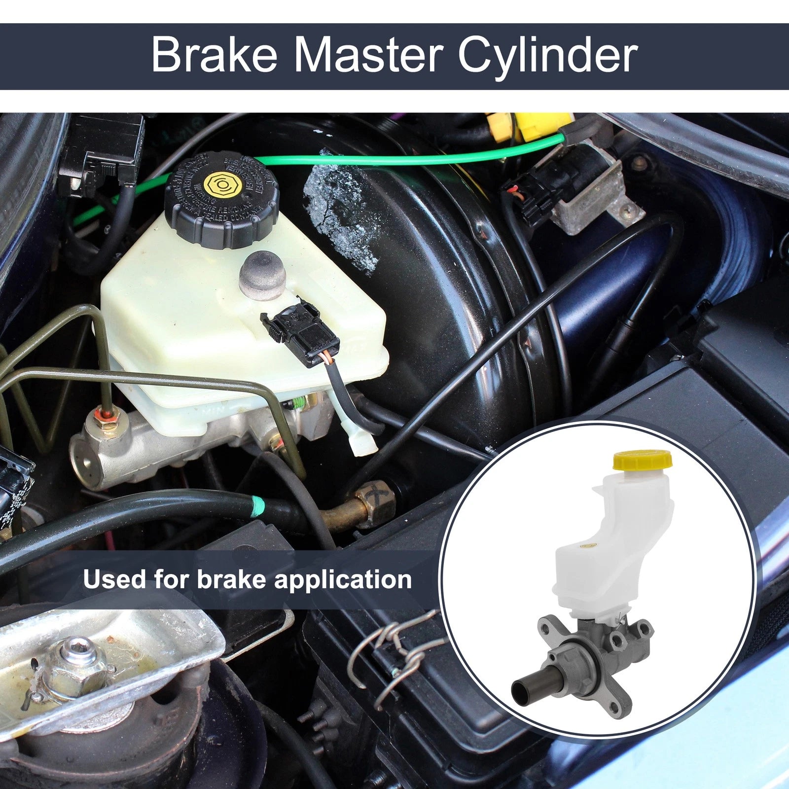 Brake Master Cylinder w/ Reservoir Sensor No. 46010JA00A for Nissan Altima (2007–2009)