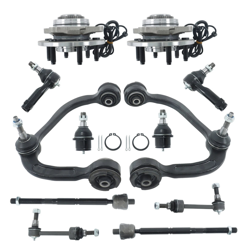 Set of 12 Control Arm Ball Joints & Tie Rod Ends for Ford F-150 (2004–2005)