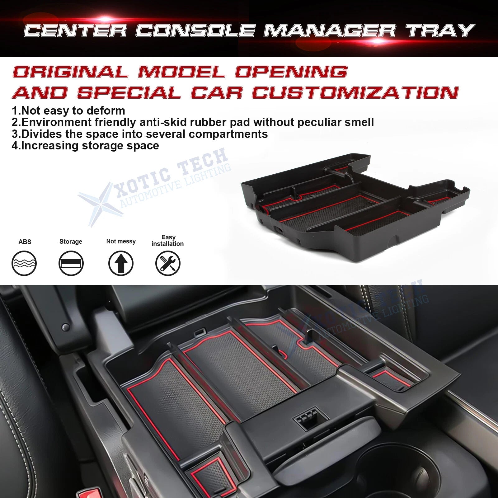 Extra Space Storage Organizer Holder for Dodge Ram 1500 (2019–2026)