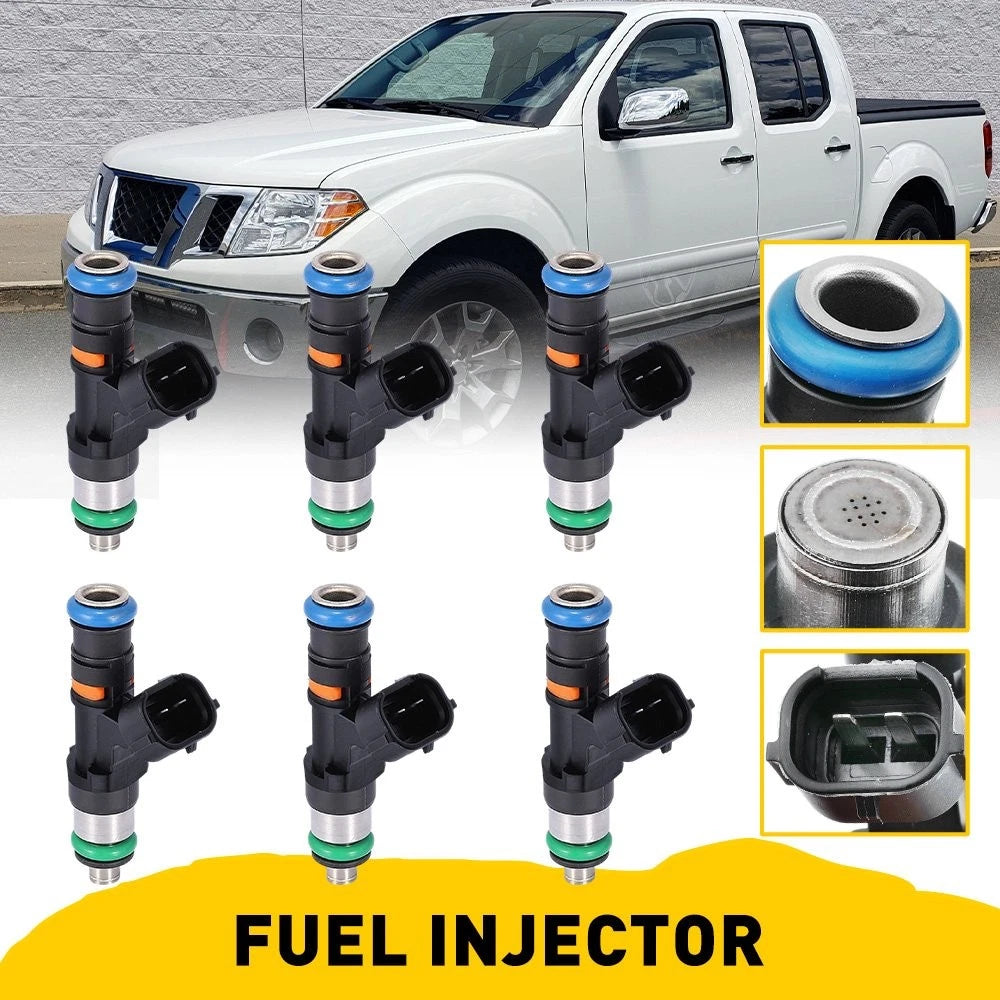 6x Fuel Injectors for Nissan Pathfinder Xterra 4.0L V6 (2005–2010) 0280158007