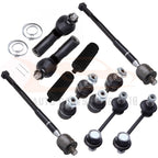 Set of 10 Sway Bar Tie Rod End Rack Bellows for Toyota Corolla (1996–2002)