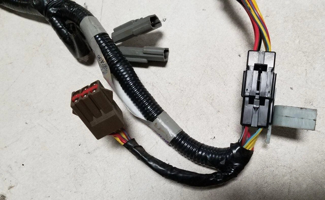 Power Seat Switch Harness Set LH Driver Side with Lumbar Pump for Thunderbird (1989–1995)