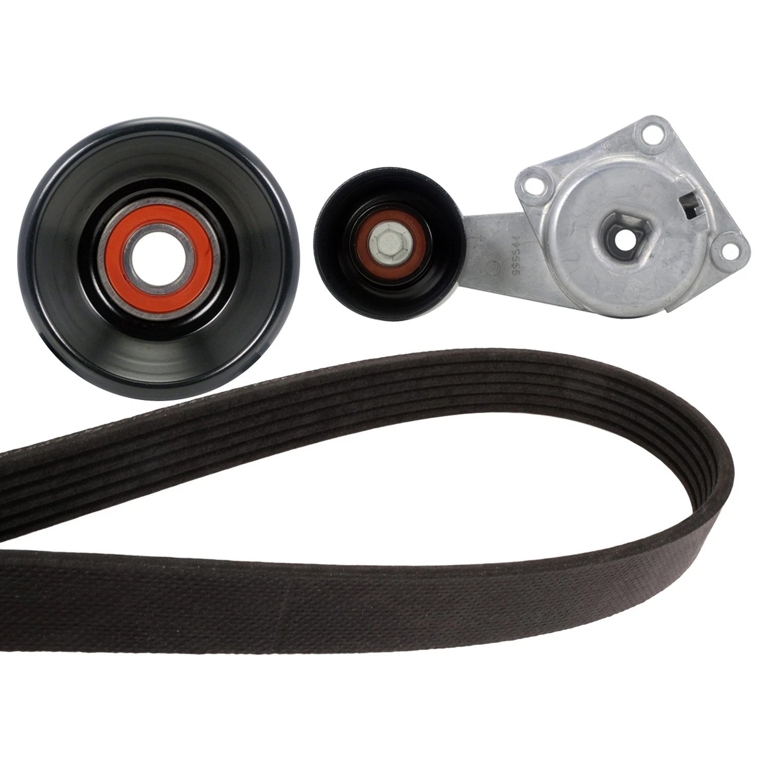 Drive Belt Idler Pulleys Tensioner Kit for Ford Mustang 4.6L V8 (1994–2004)