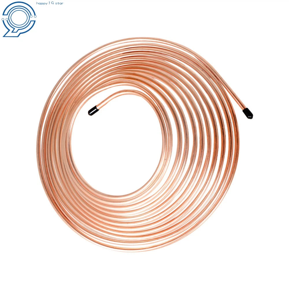 25 ft Copper Brake Line Tubing Kit for Universal Applications