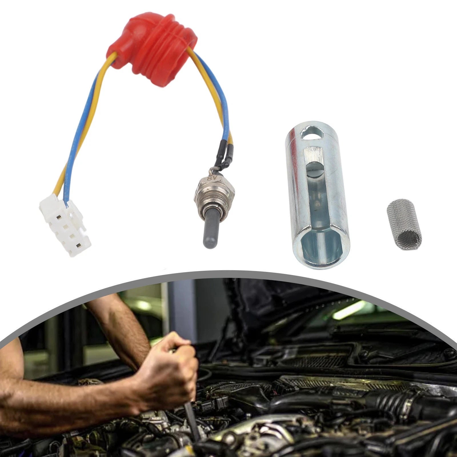 Glow Preheating Repair Kit for Diesel Auxiliary Heater 8V (2.5-8kW)